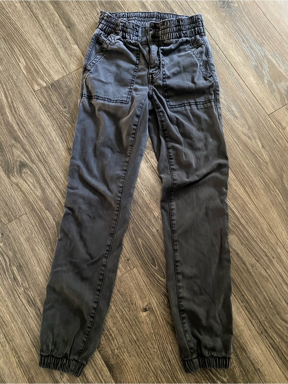 American Eagle Outfitters Women's Skinny Jogger Jeans - Charcoal Black